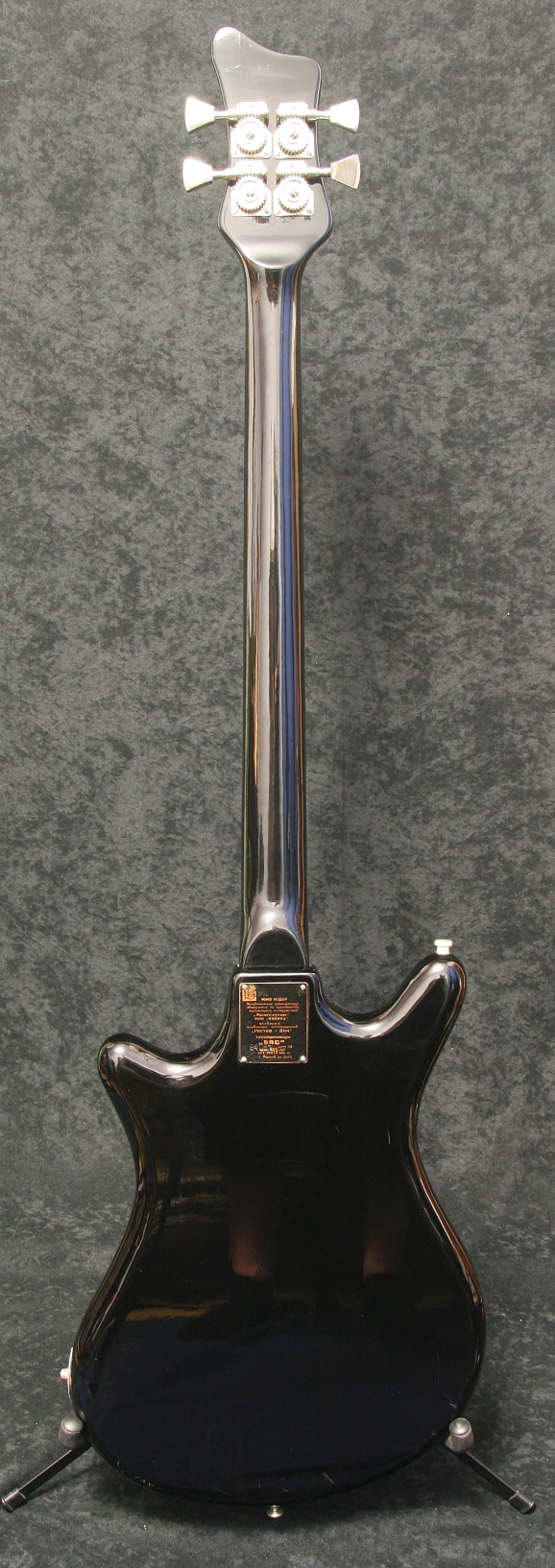 Kavkaz Bass 1970 s Black Made In USSR Reforged Guitars