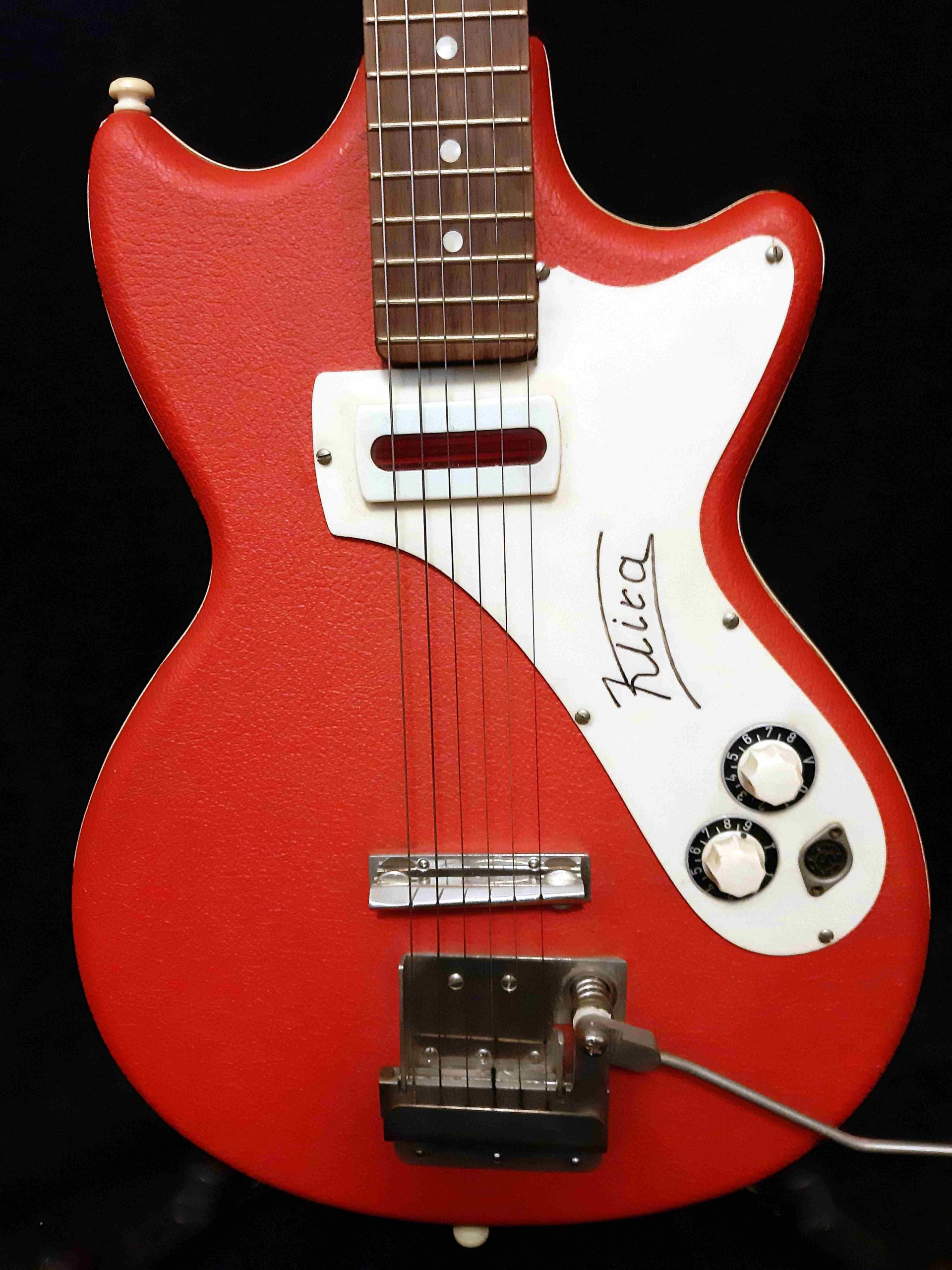 Klira Triumphator 1960’s, Red Vinyl – Reforged Guitars
